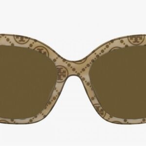 Tory Burch Brown Oversized Sunglasses